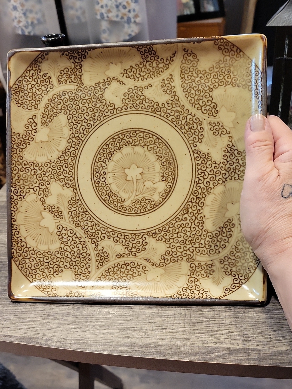 1) Sound Collection Sushi Plate Large & Square/ Like New